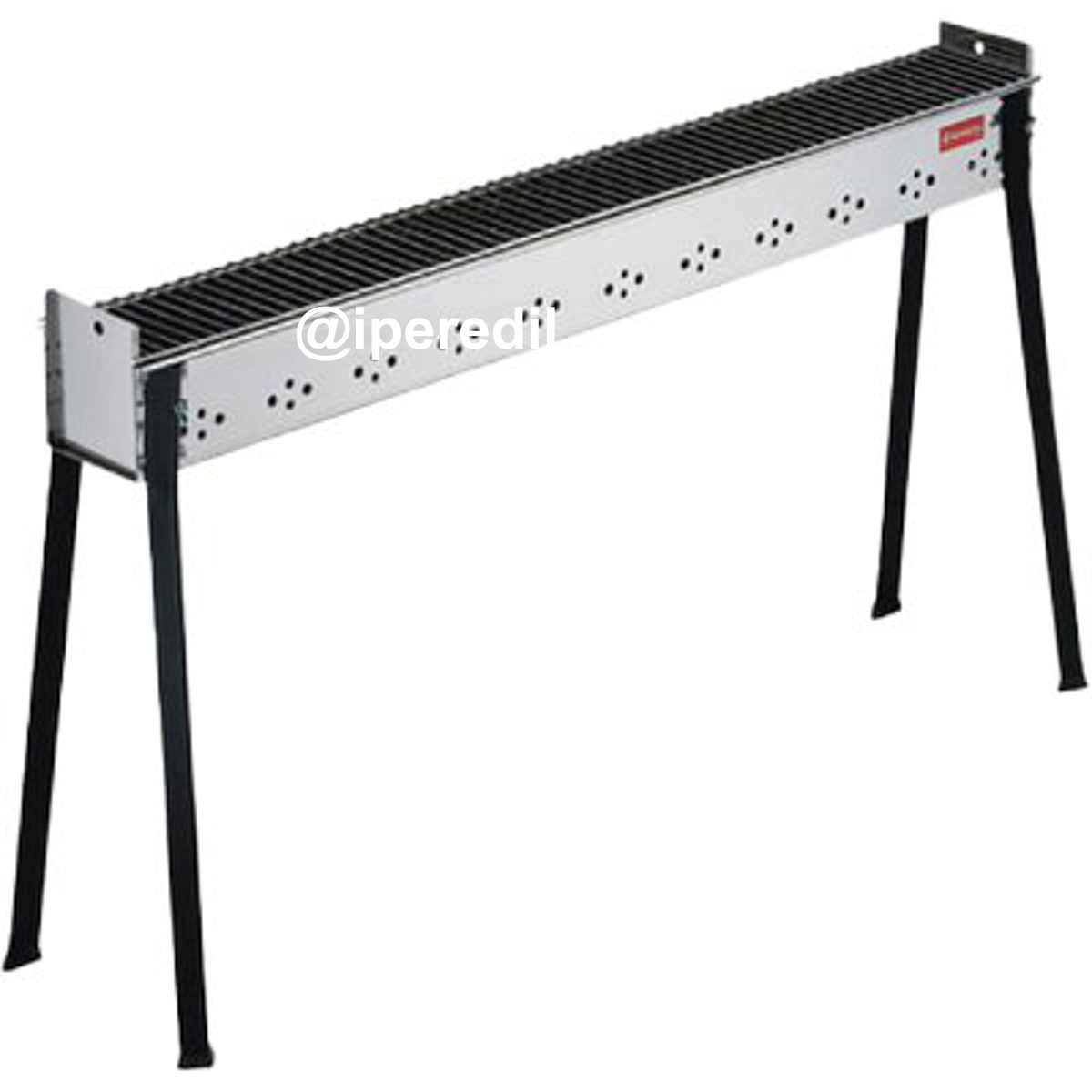 BARBECUE CARBONELLA CUOCISPIEDINI INOX FERRABOLI CM 100X14 H.CM 78
