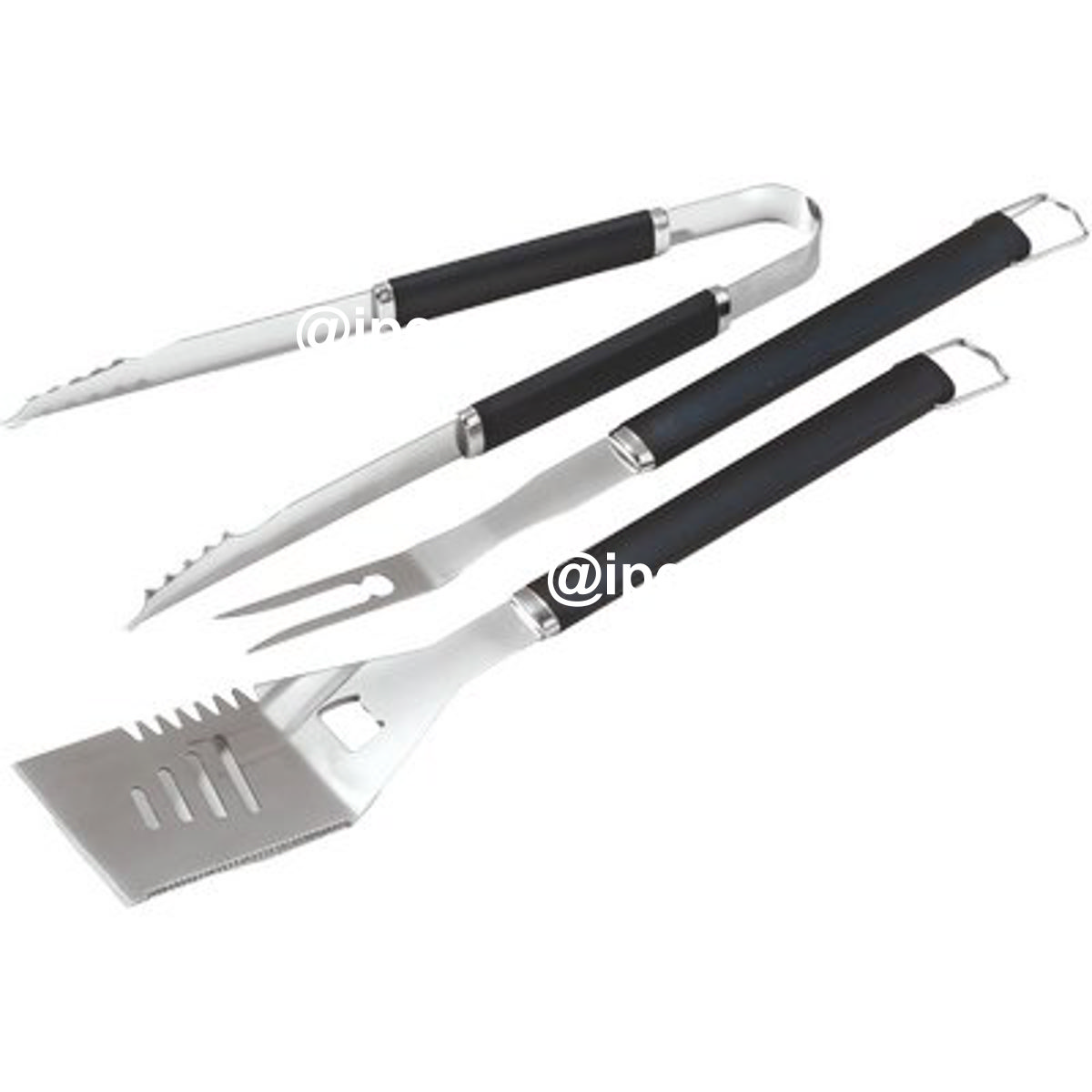 POSATE BARBECUE SET 03450 OMPAGRILL INOX/SINTETICO CF=PZ 3 CM 45