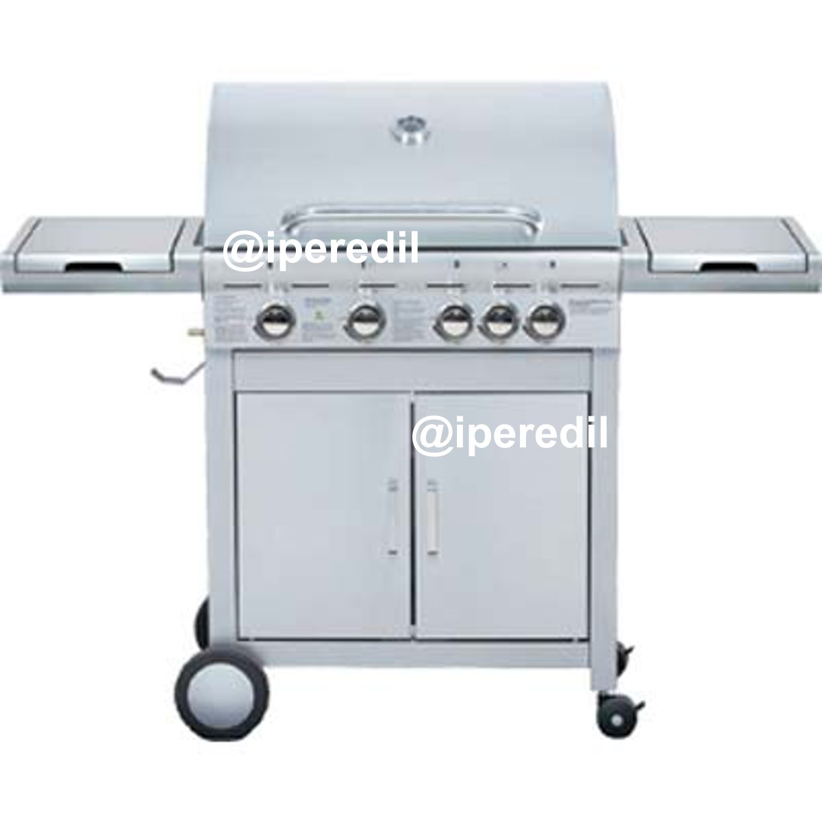 BARBECUE GAS POLKA 4+1 DOMUS FUOCHI 4+1 CM 144X54 H.CM 115