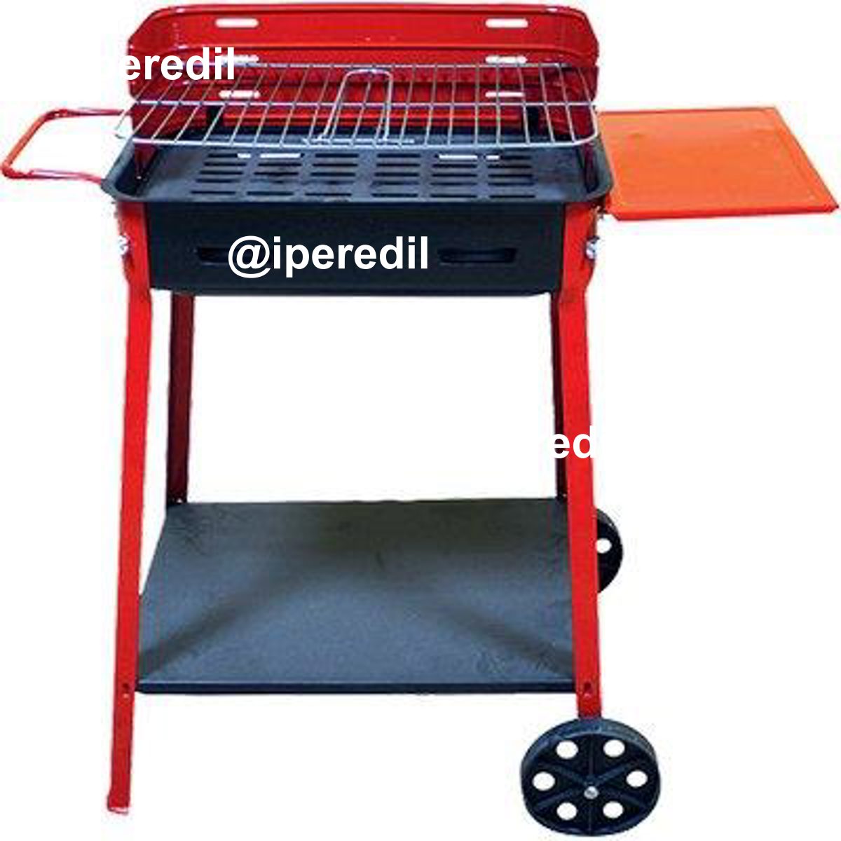 BARBECUE CARBONELLA + RUOTE FD CM 45X30 H.CM 85