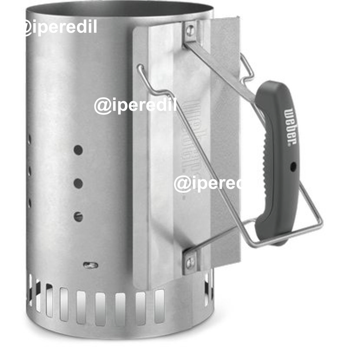 CIMINIERA ACCENDI CARBONELLA WEBER ACCIAIO CM 20,6 H.CM 31,8