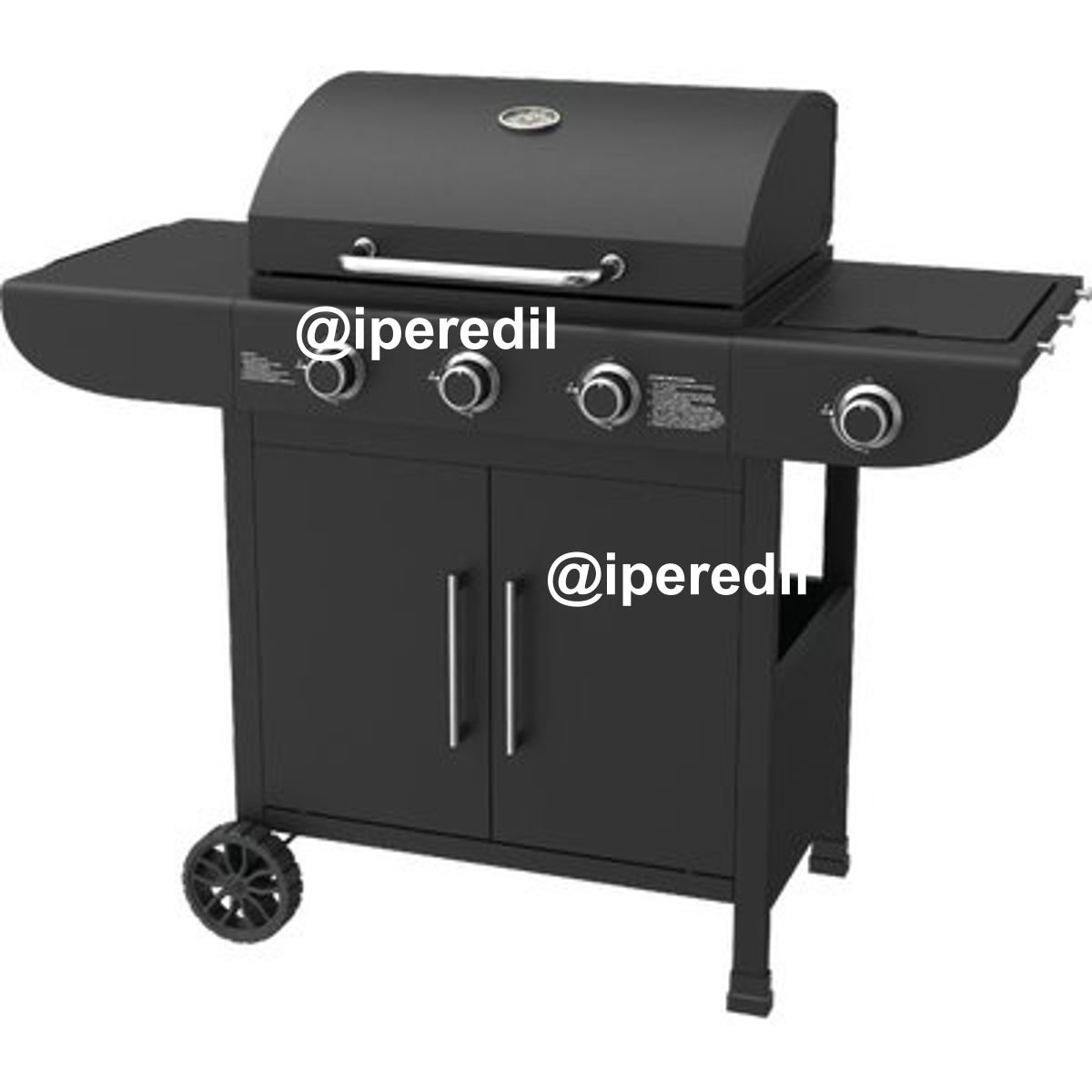 BARBECUE GAS SAMBA 3+1 DOMUS FUOCHI 3+1 CM 126X57 H.CM 105