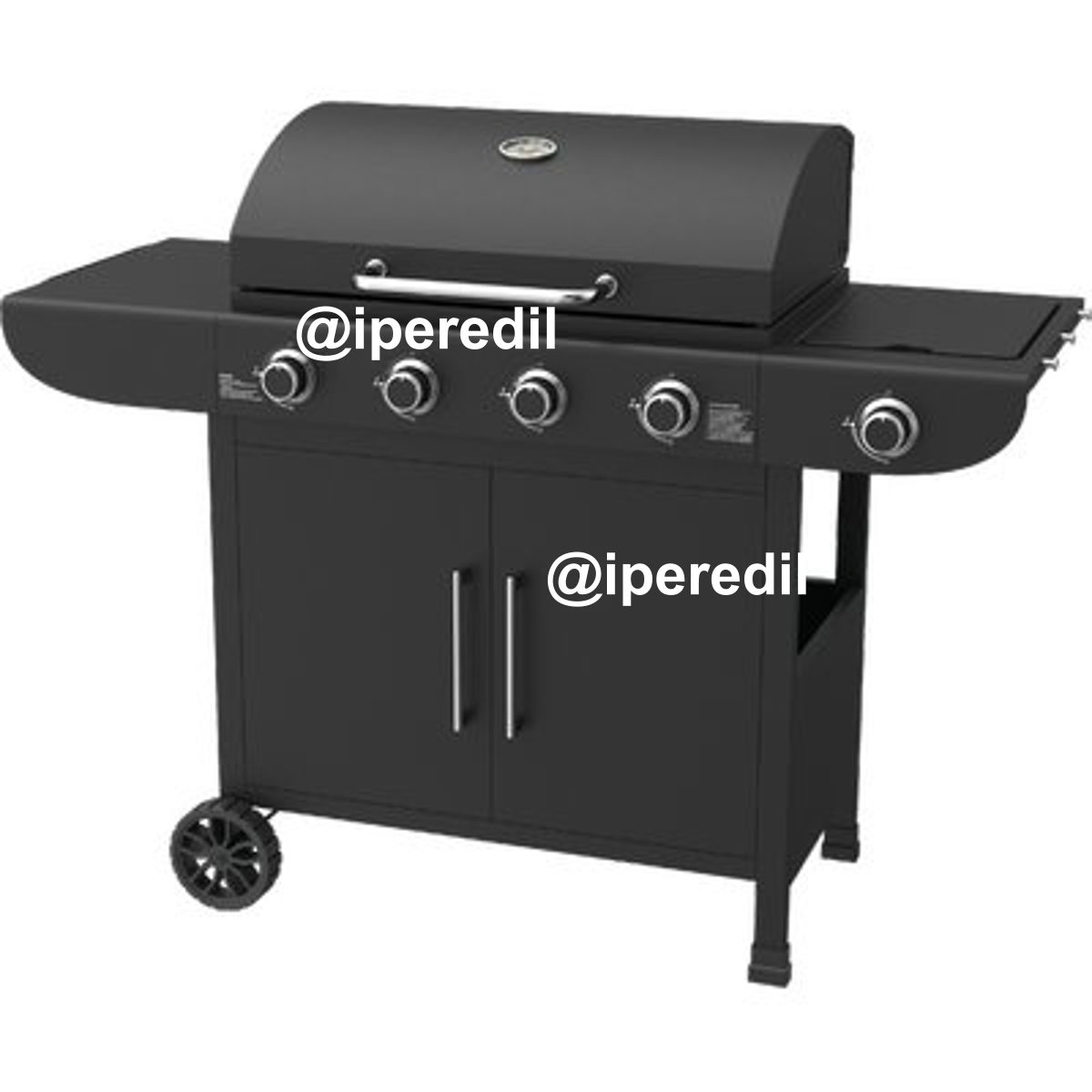 BARBECUE GAS SAMBA 4+1 DOMUS FUOCHI 4+1 CM 131X58 H.CM 103