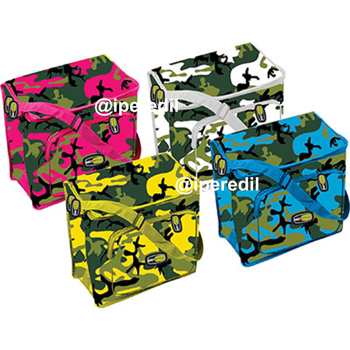 BORSA TERMICA CAMOUFLAGE 20 GIOSTYLE LT 20 CM 35X21X30 COLORI MIX