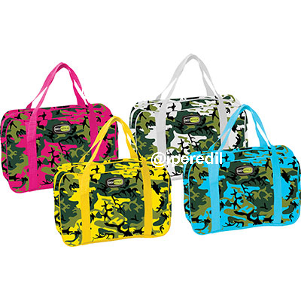 BORSA TERMICA CAMOUFLAGE 8 GIOSTYLE LT 8 CM 30X12X22 COLORI MIX