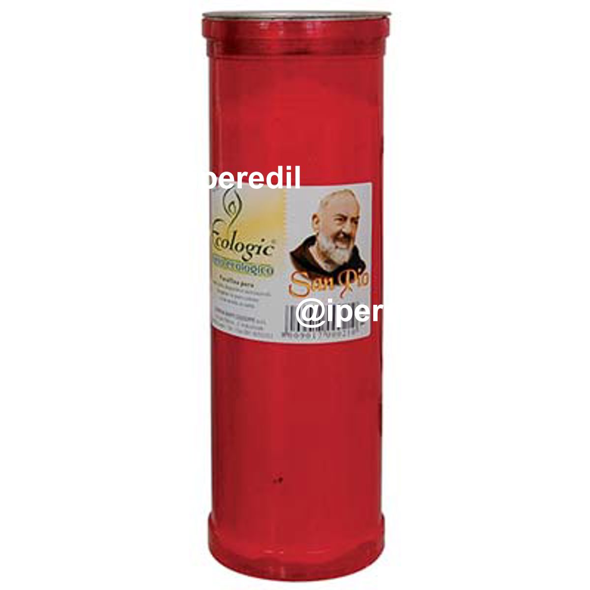 CERO VOTIVO ROSSO T.60K MM 65X210 GR 200