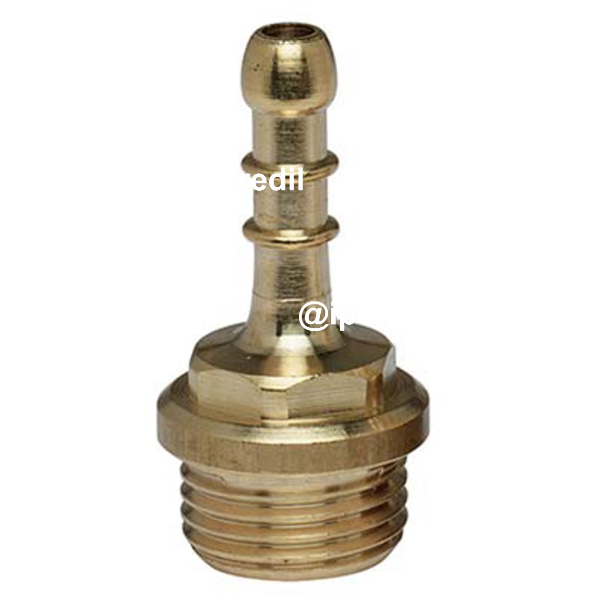 PORTAGOMMA GPL DRITTO FILETTO MASCHIO OTTONE MM 10 1/2M