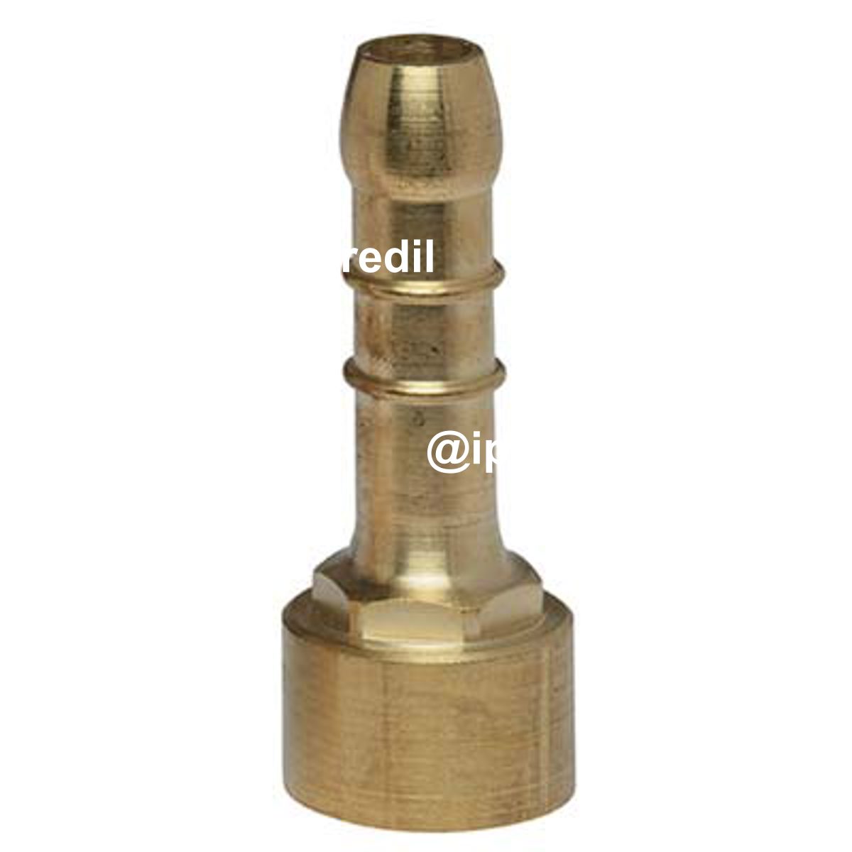 PORTAGOMMA METANO DRITTO FILETTO FEMMINA OTTONE MM 14 1/2F