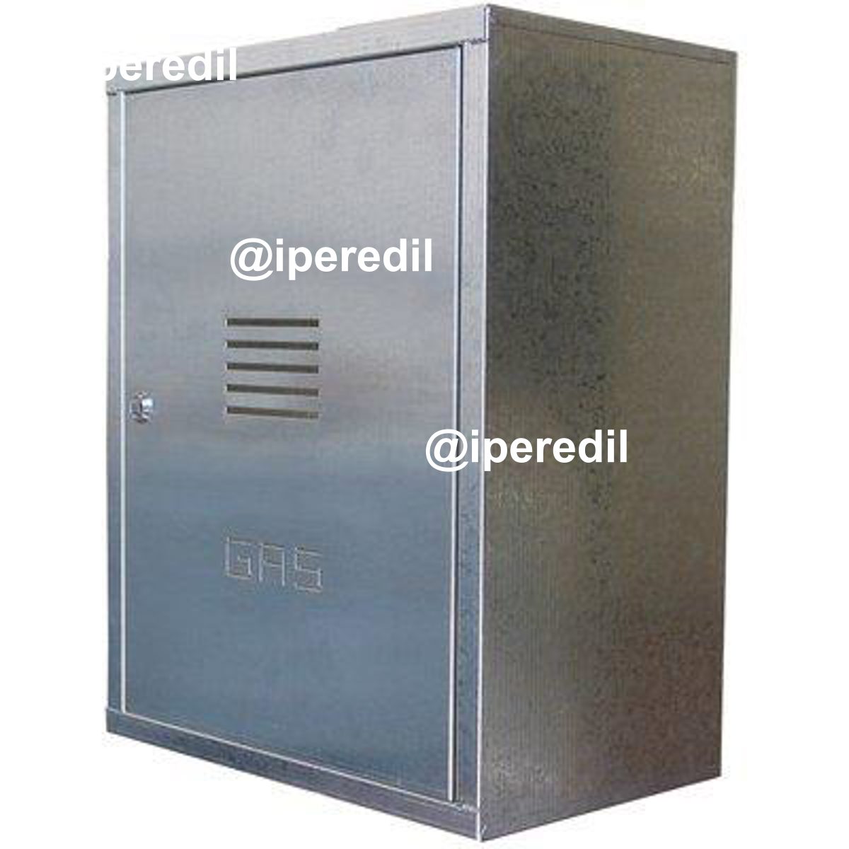 CASSETTA CONTATORE GAS ACCIAIO ZINCATO CM 35X25 H.CM 45