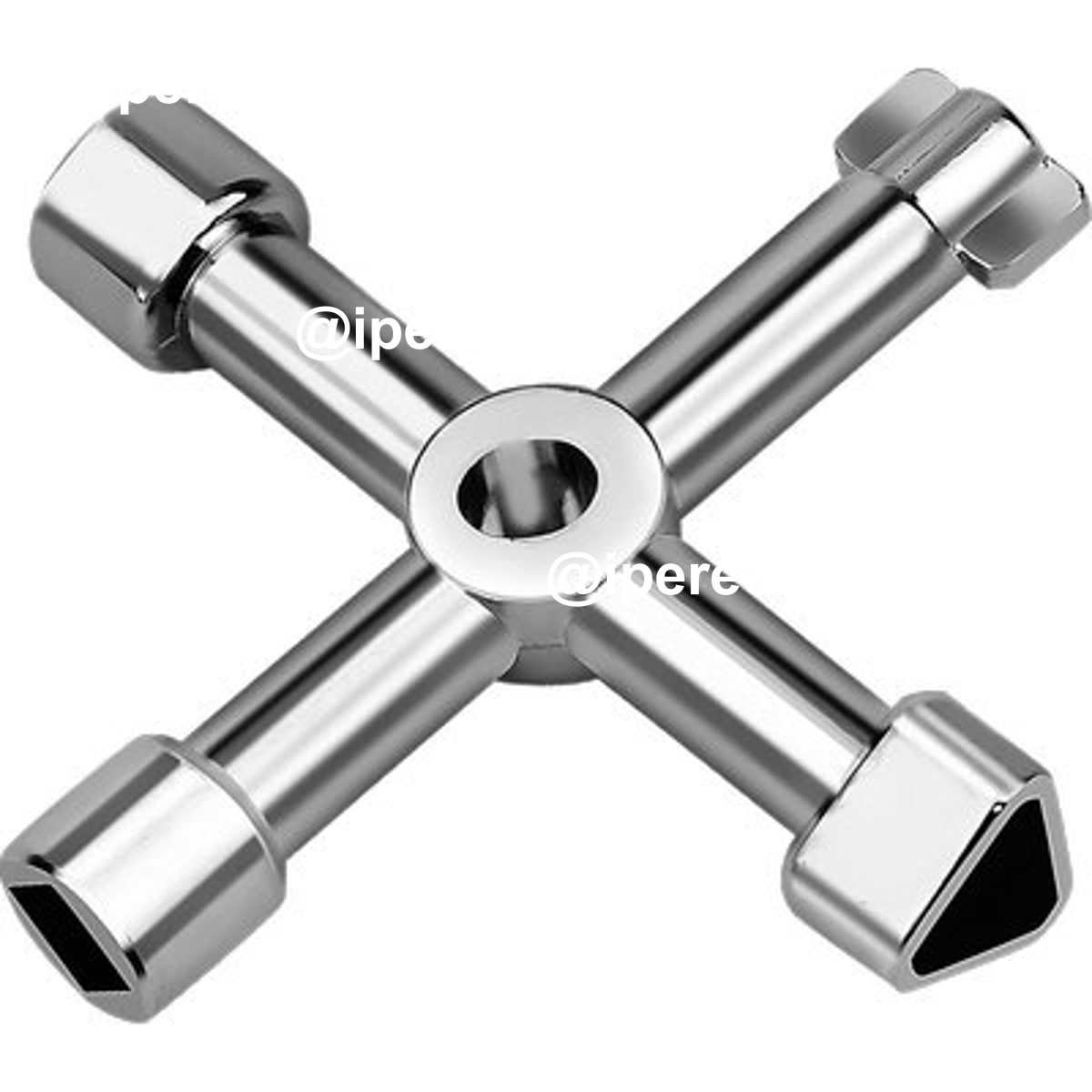 CHIAVE MULTIUSO QUADRI GAS ACQUA ELETTRICITA ZAMA NICHELATA