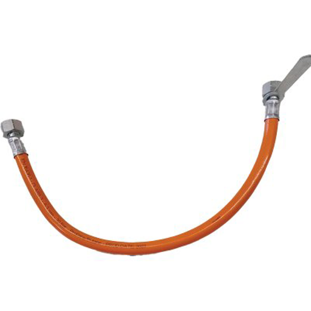 TUBO GAS GOMMA X CENTRALINE + CHIAVE GOMMA 1/2F CM 50