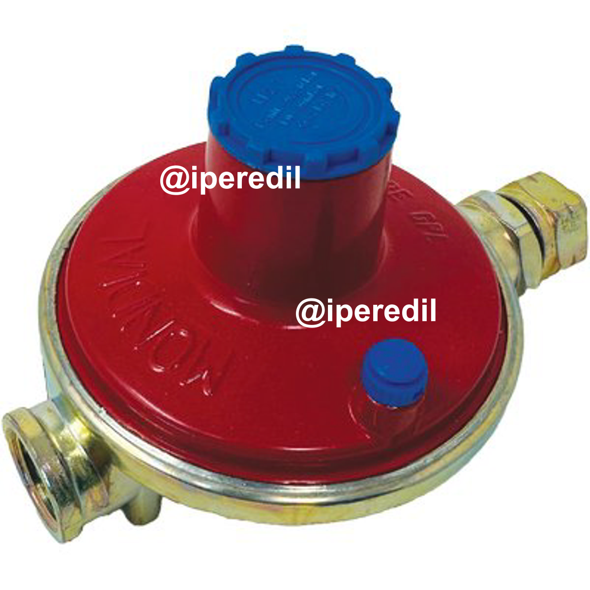REGOLATORE GAS GPL BP TARATURA VARIABILE INTERNA KG/H 7 MBAR 30/60 + PORTAGOMMA GPL