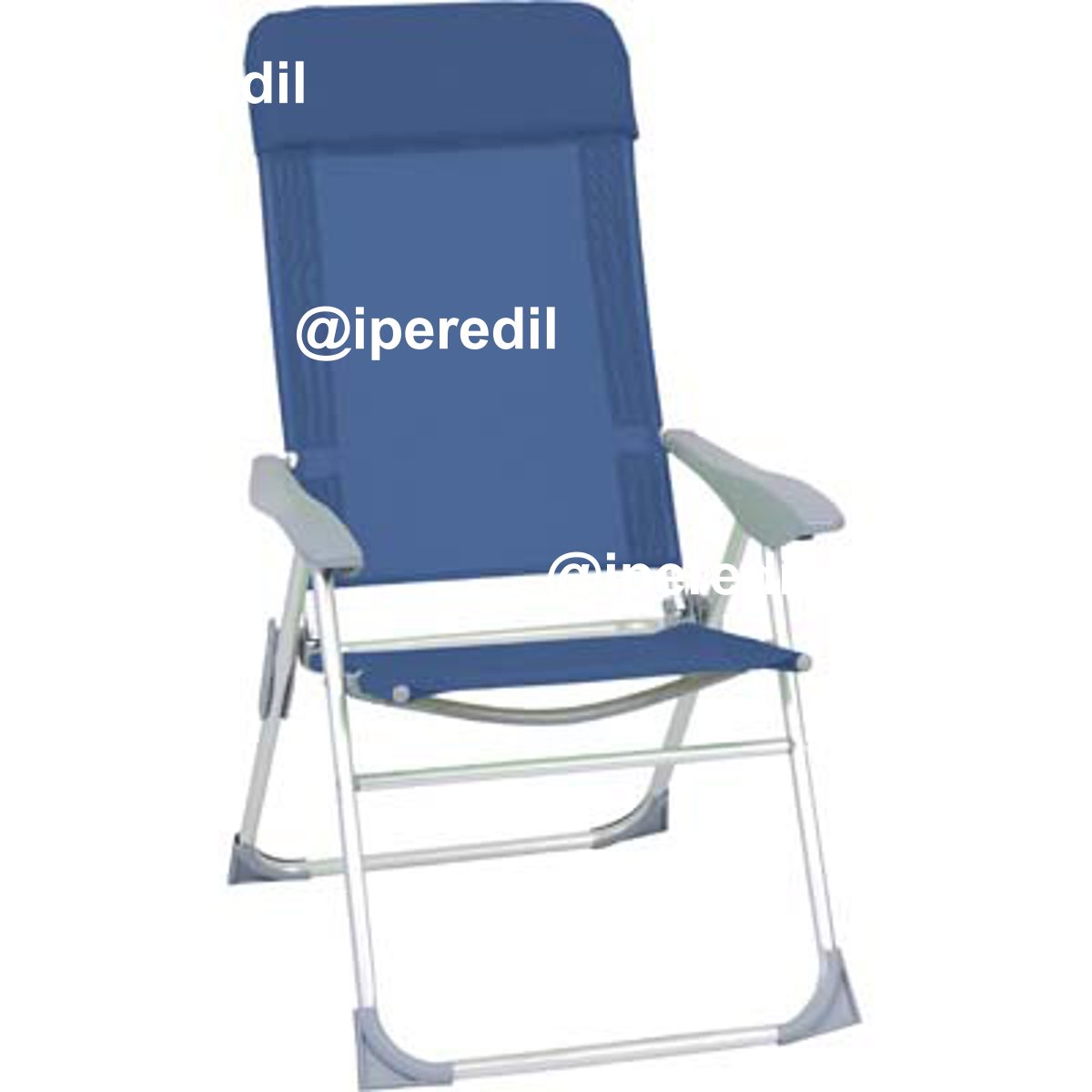SDRAIO COMFORT DOMUS ALLUMINIO/TEXT BLU CM 61X62 H.CM 113