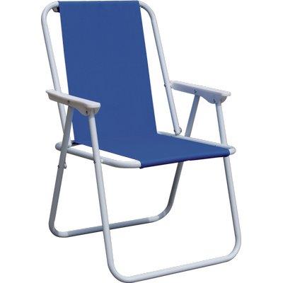 SEDIA PIC NIC DOMUS ACCIAIO/POLY BLU CM 57X47 H.CM 75