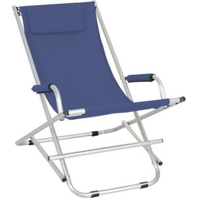 SDRAIO DONDOLINO DOMUS ALLUMINIO/POLY BLU CM 99X60H.CM 73