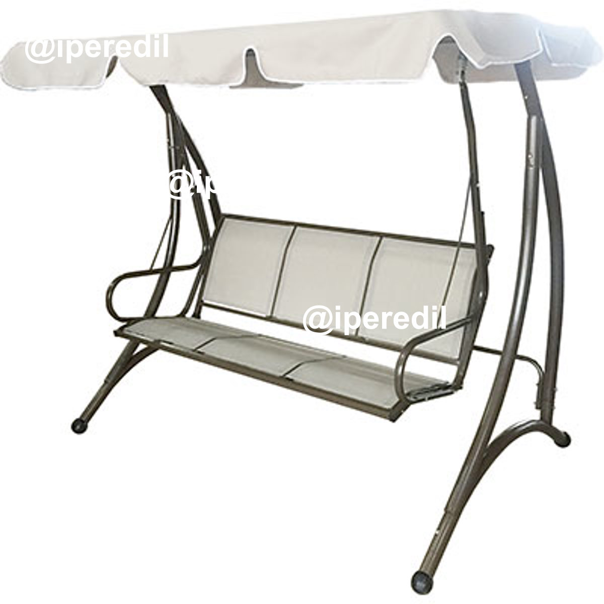 DONDOLO KUTA DOMUS ACCIAIO VERN TEXTILENE CM 194X119 H.CM 170