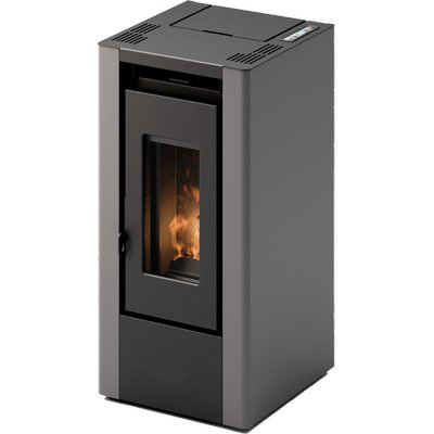 STUFA PELLET PIKO 6 FREEPOINT TITANUM KW 6 MM 457X452 H.MM 837