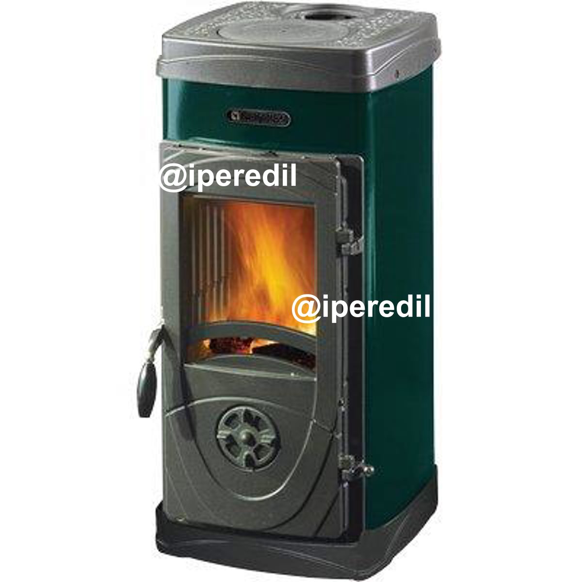 STUFA LEGNA SUPER JUNIOR LA NORDICA VERDE KW 5 MM 360X419 H.MM 771 - 02632505