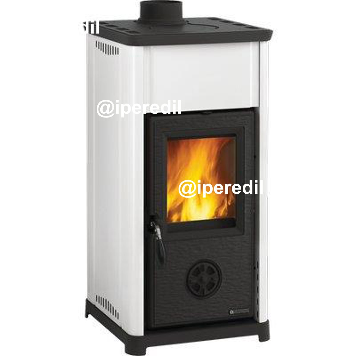STUFA LEGNA TEA LA NORDICA BIANCO KW 6,6 MM 414X419 H.MM 832 - 02632508