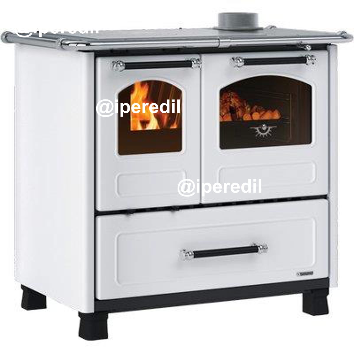 CUCINA LEGNA FAMILY 4,5 LA NORDICA BIANCO KW 7,5 MM 964X642 H.MM 853 - 02632569