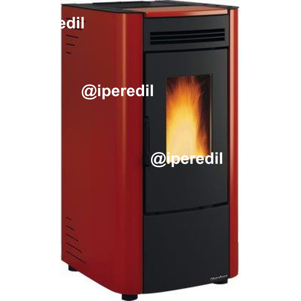 STUFA PELLET KETTY EVO 2.0 EXTRAFLAME BORDEAUX KW 6,5 MM 456X507 H.MM 884