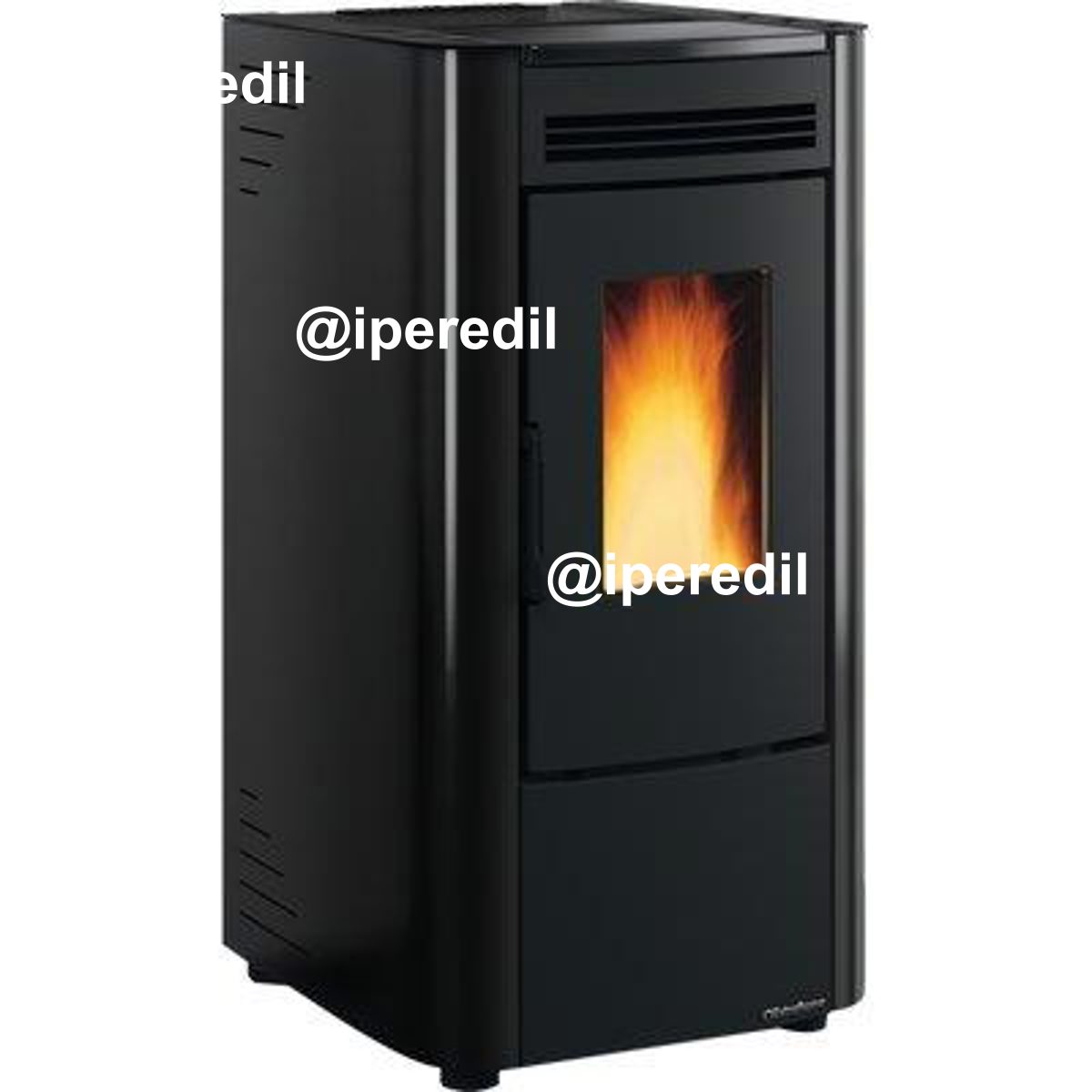 STUFA PELLET KETTY EVO 2.0 EXTRAFLAME NERO KW 6,5 MM 456X507 H.MM 884