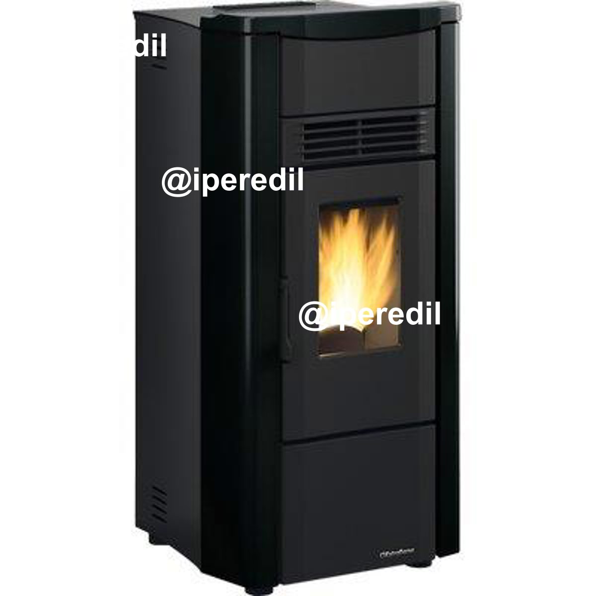 STUFA PELLET GIUSY EVO 2.0 EXTRAFLAME NERO KW 7 MM 498X504 H.MM 1022