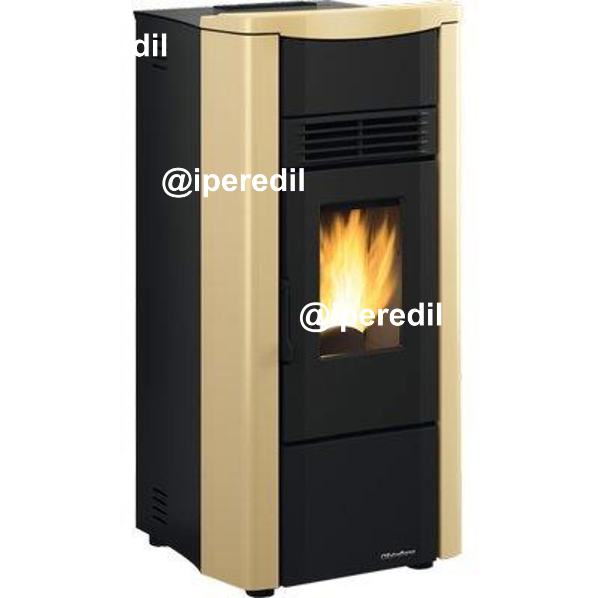 STUFA PELLET GIUSY EVO 2.0 EXTRAFLAME PERGAMENA KW 7 MM 498X504 H.MM 1022