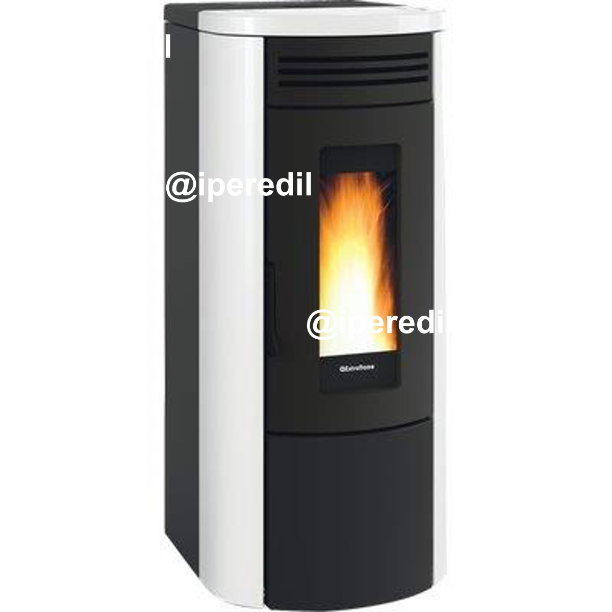 TERMO STUFA PELLET COSTANZA IDRO EXTRAFLAME BIANCO KW 17 MM 495X593 H.MM 1153