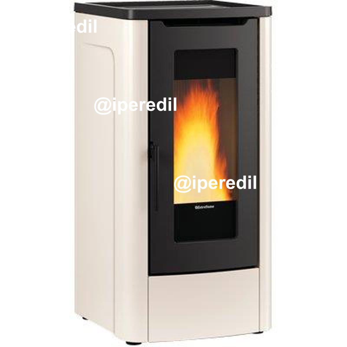 STUFA PELLET DAHIANA VFS EXTRAFLAME AVORIO KW 10 MM 525X602 H.MM 1080