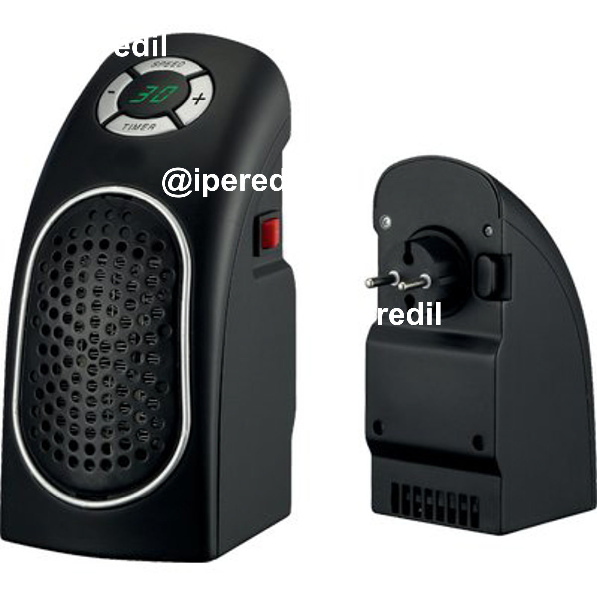 TERMOVENTILATORE CERAMICO A MURO 70159 VOLT 230 WATT 400 CM 13X8,5 H.CM 18,5 - 02636814