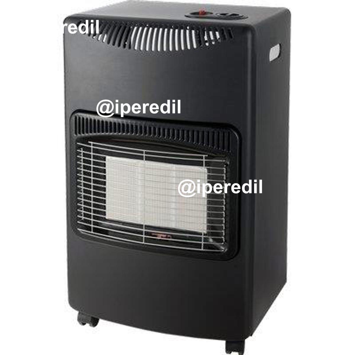 STUFA GAS GPL INFRAROSSI KIRA NERO WATT 4200 CM 42X36 H.CM 72 - 02636850