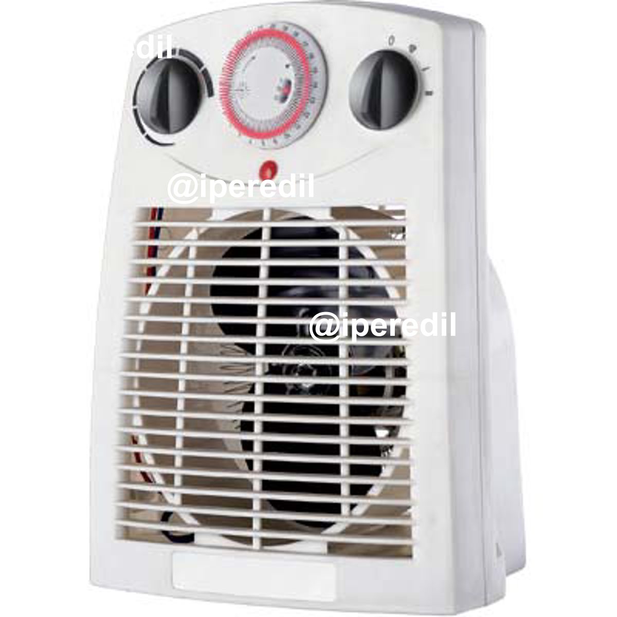 TERMOVENTILATORE TAVOLO + TERMOSTATO ALBA EFFE VOLT 230 KW 1/2 + TIMER CM 22X14 H.CM 29
