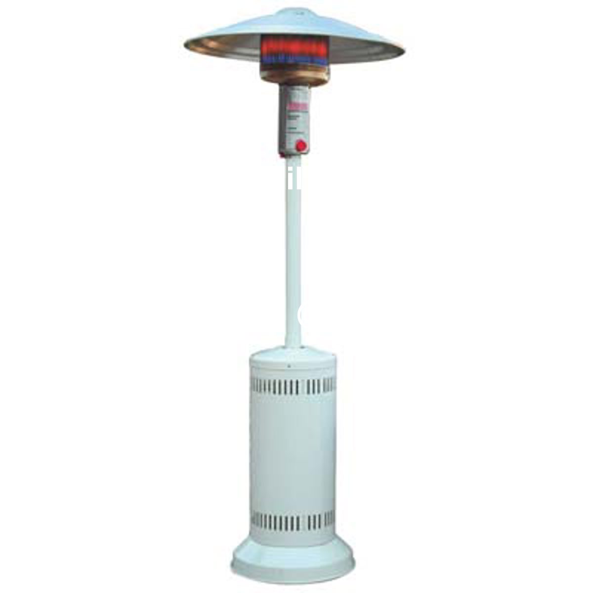 STUFA GAS GPL A FUNGO + RUOTE DOMUS BIANCO KW 5/12 - 02637005