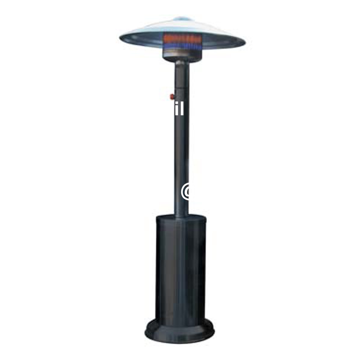 STUFA GAS GPL A FUNGO + RUOTE DOMUS NERO KW 5/12 - 02637006
