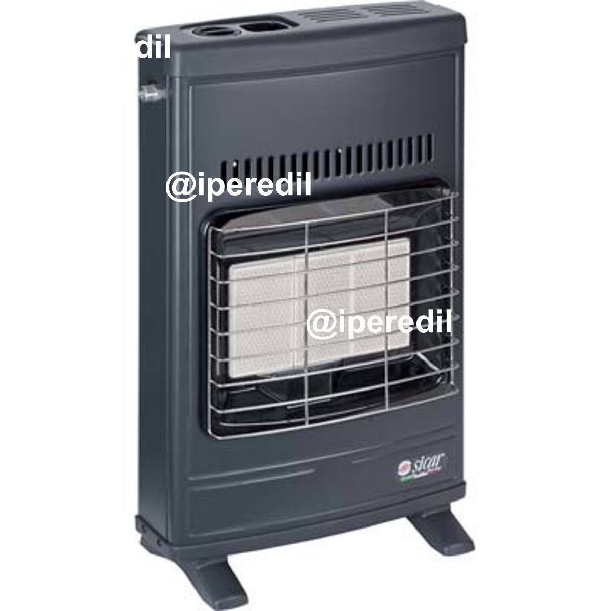 STUFA GAS GPL INFRAROSSI A PARETE ECO 40 SICAR GRIGIO WATT 4200 CM 43X15 H.CM 64 - 02637028