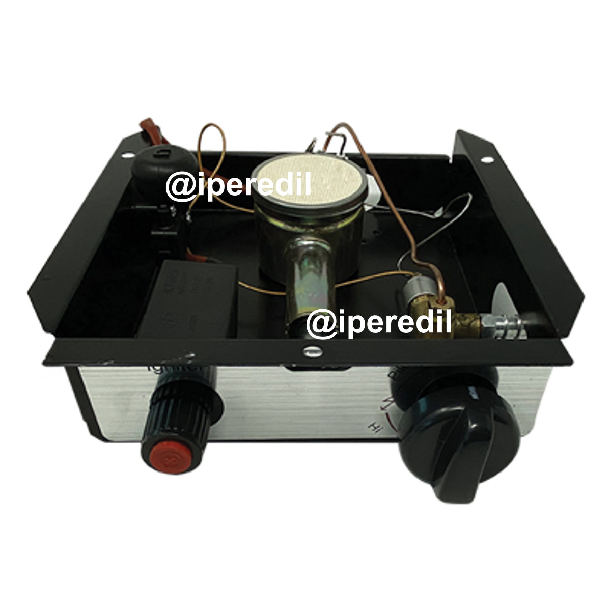 BRUCIATORE STUFA GAS PIRAMIDE QUADRANGOLARE DOMUS - 02637031
