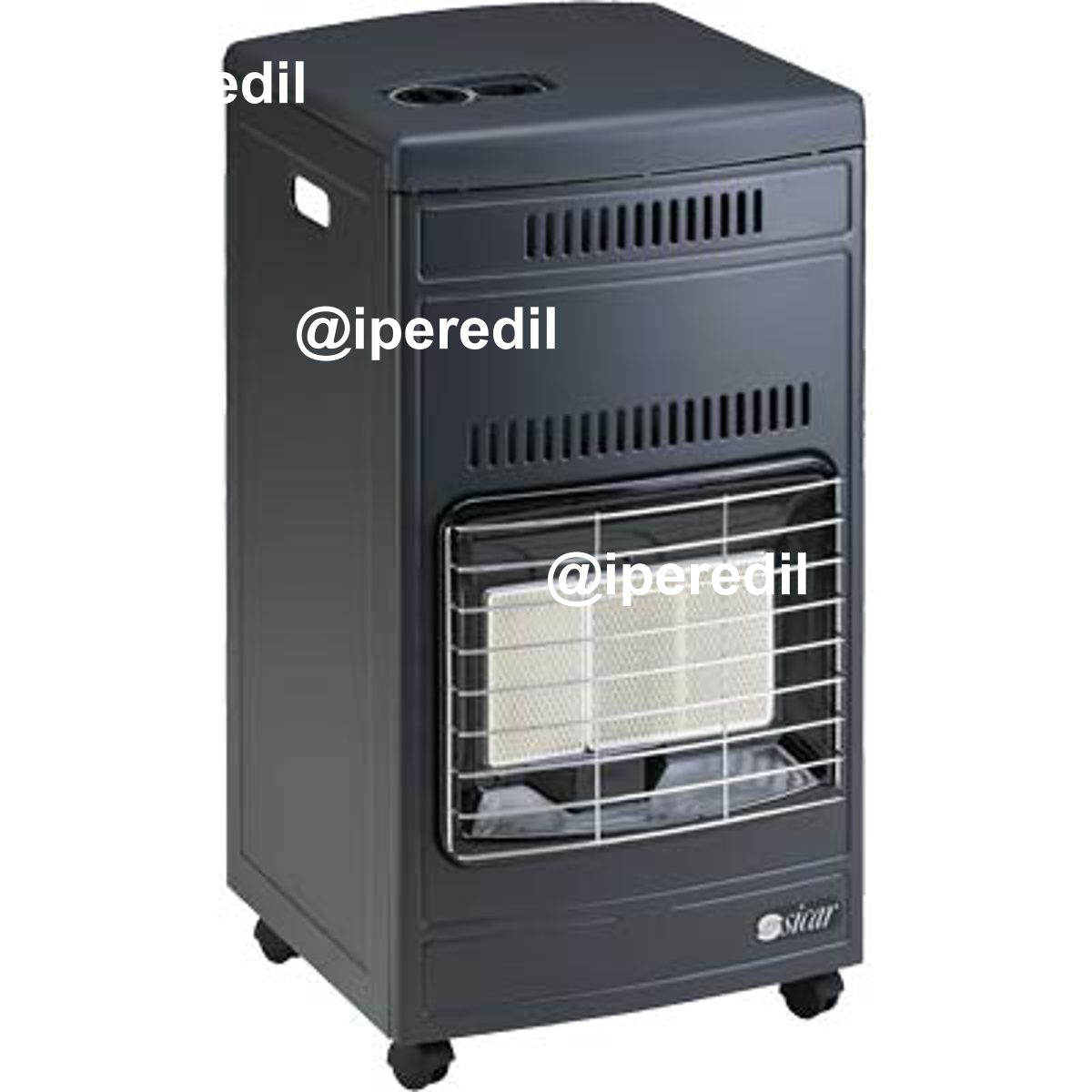 STUFA GAS GPL INFRAROSSI EURO 92T SICAR GRIGIO VENTILATA WATT 4200 CM 42X45 H.CM 77,5 - 02637098