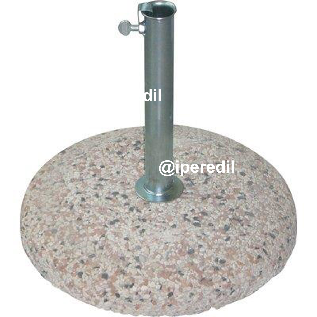 BASE X OMBRELLONE CEMENTO GRANIGLIATO CM 46 F.MM 46 KG 25