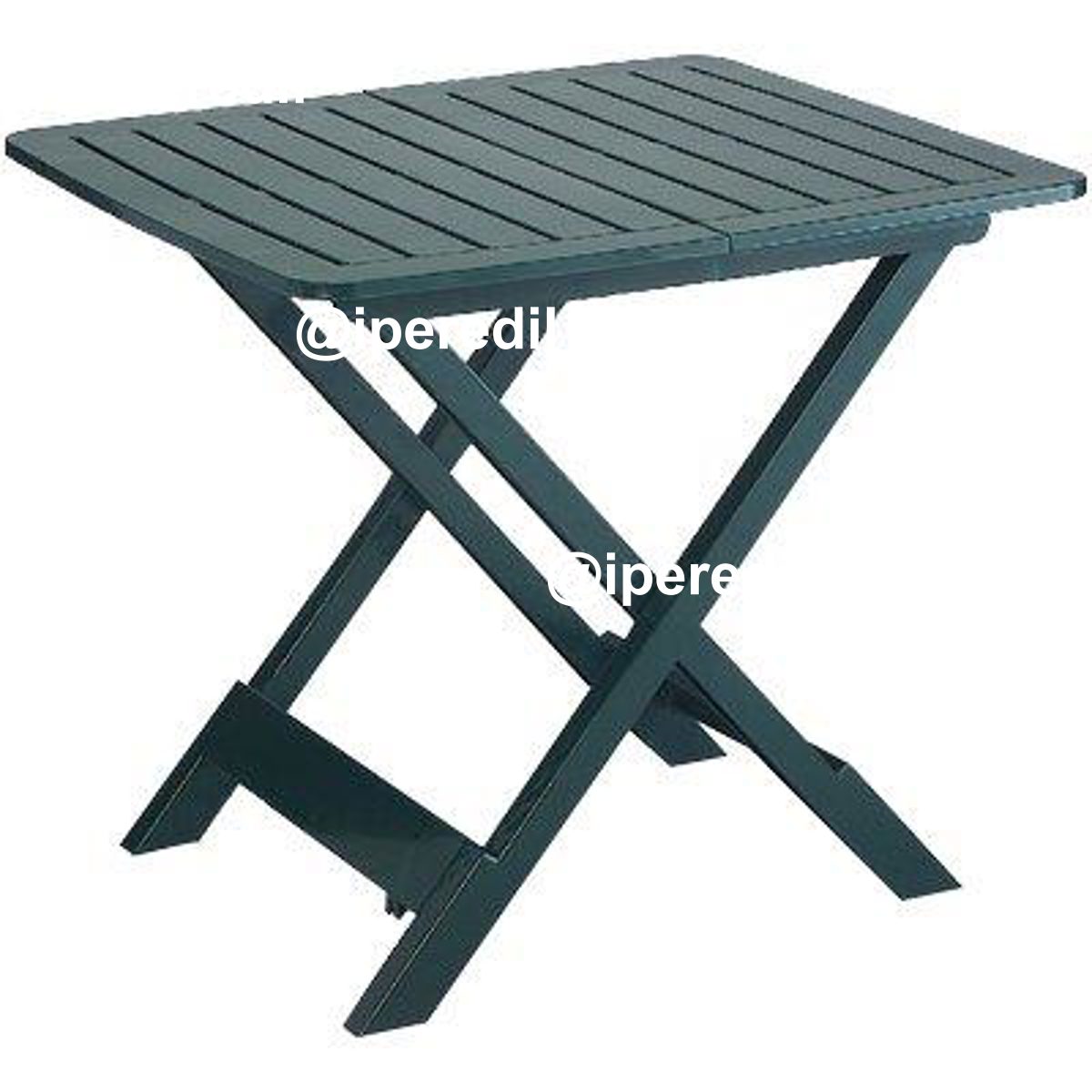 TAVOLO TEVERE PROGARDEN PP VERDE CM 80X72 H.CM 70