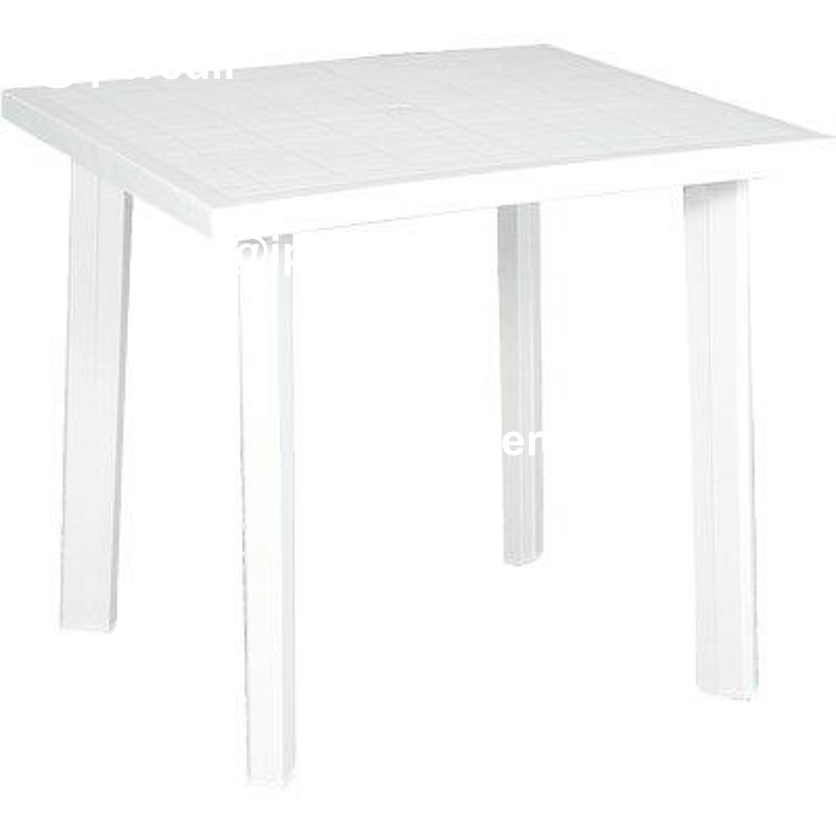TAVOLO FIOCCO PROGARDEN PP BIANCO CM 80X75 H.CM 72