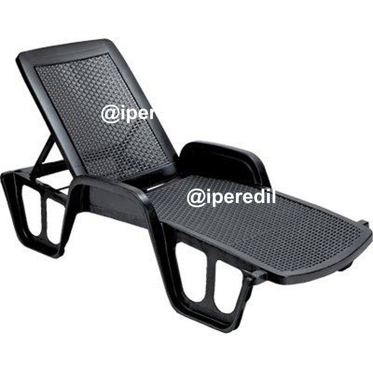 LETTINO POOL IMPILABILE PROGARDEN PP ANTRACITE CM 71X192 H.CM 46
