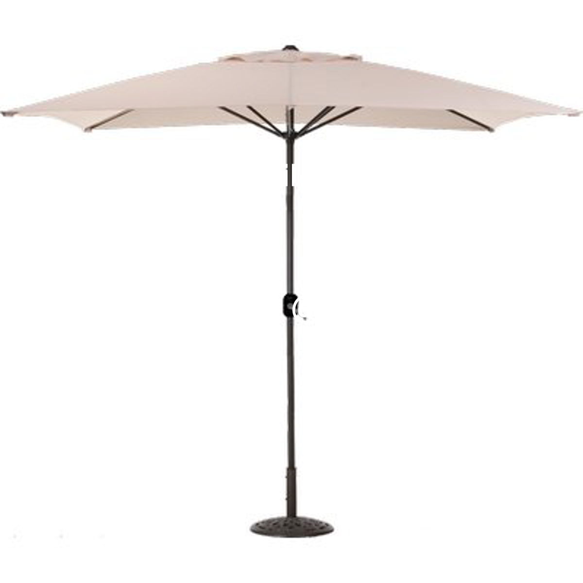 OMBRELLONE PALO CENTRALE CLASSIC EASY DOMUS ACCIAIO/POLY ECRU MM 48 MT 3