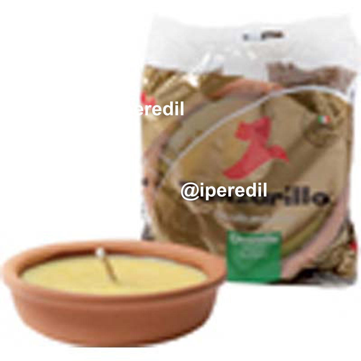 FIACCOLA TERRACOTTA ZANZARILLO CITRONELLA CM 11 H.MM 30
