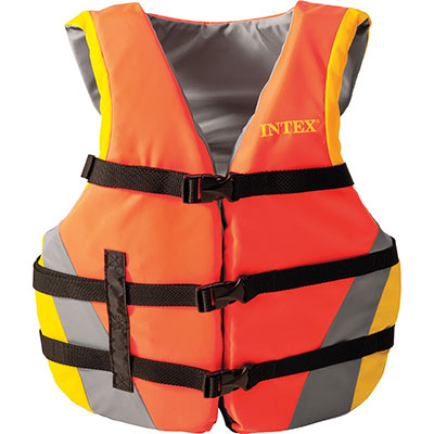 SALVAGENTE ADULTO 69681 INTEX NYLON/PE TORACE CM 76/132