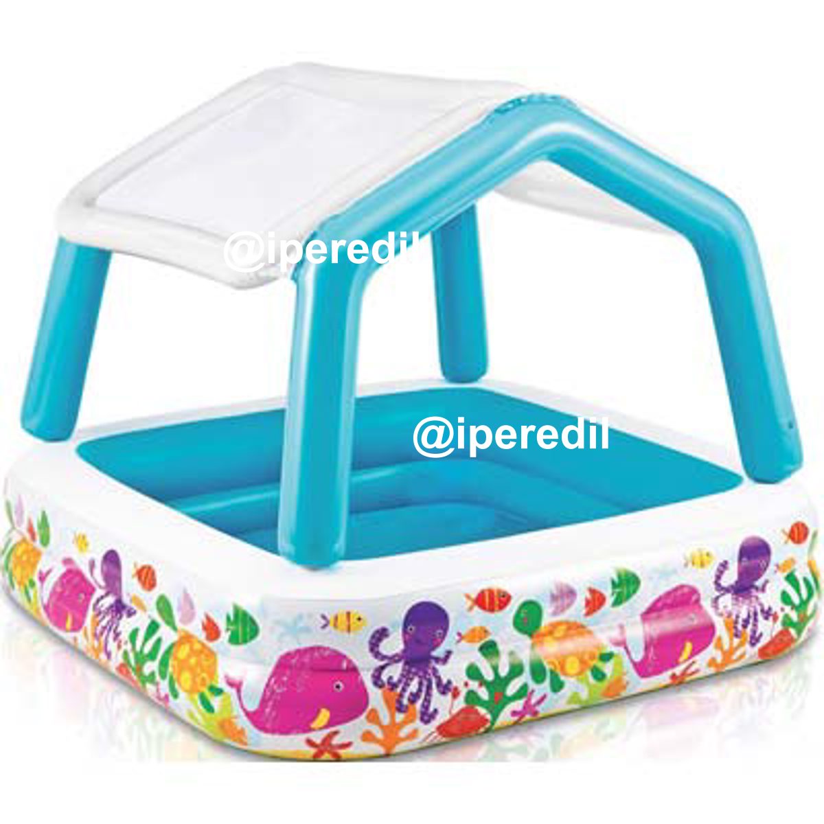 PISCINA SUN SHADE 57470 INTEX CM 157X157 H.CM 122