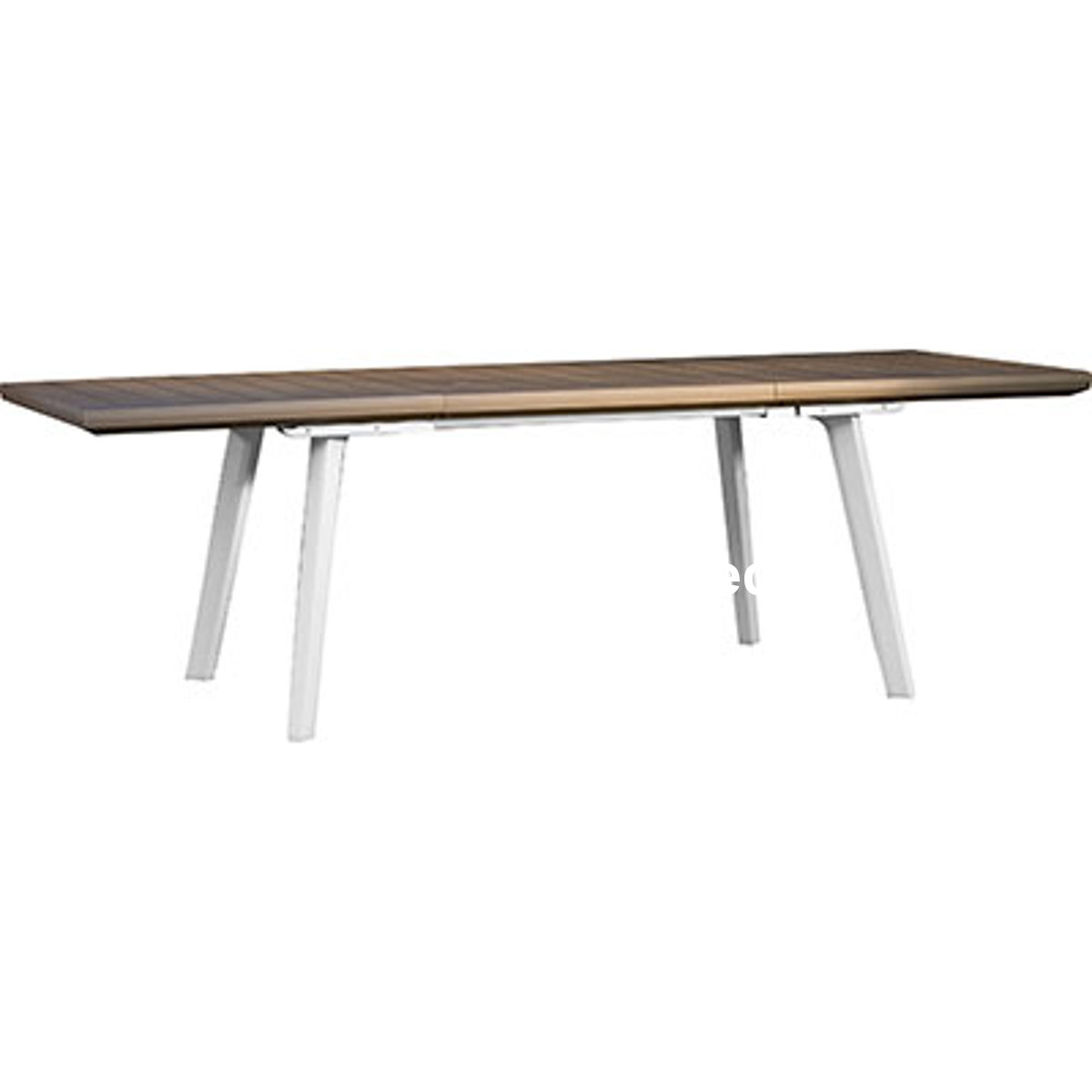 TAVOLO HARMONY ESTENSIBILE KETER PP BIANCO CAPPUCCINO CM 160/240X100 H.CM 75