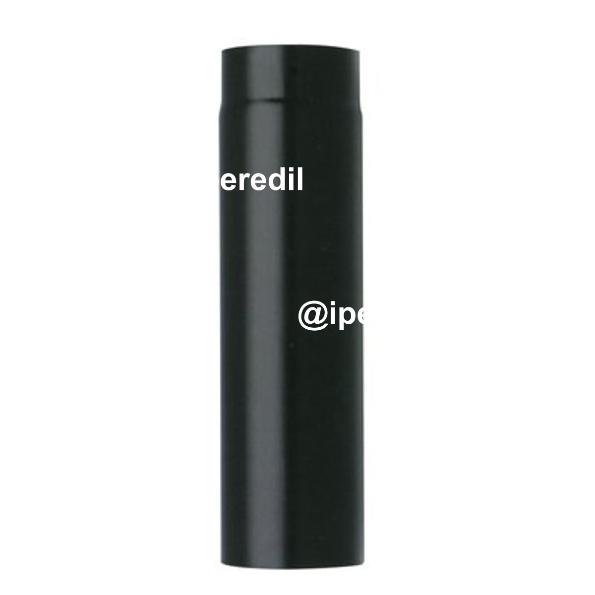 TUBO LEGNA PLUS NERO OPACO SAVE CM 12 H.CM 50 - 02653030
