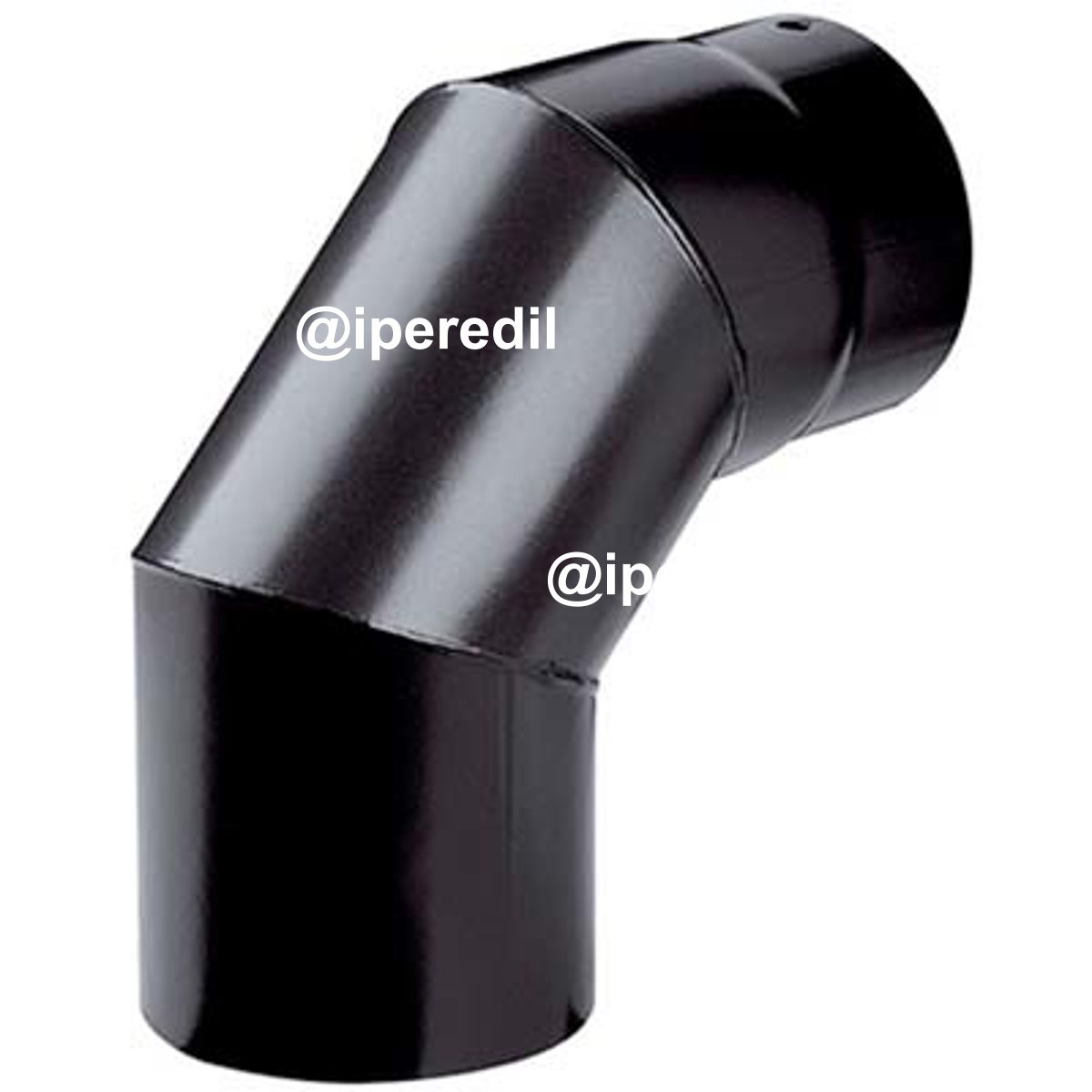 GOMITO LEGNA 90° PLUS NERO OPACO SAVE CM 12 - 02653070