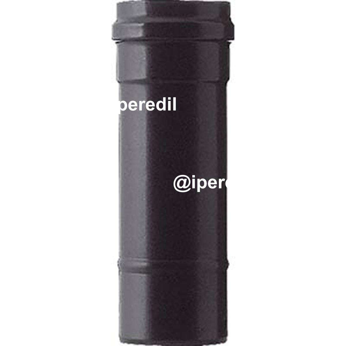 TUBO PELLET LIGHT NERO OPACO SAVE CM 10 H.CM 25 - 02653101